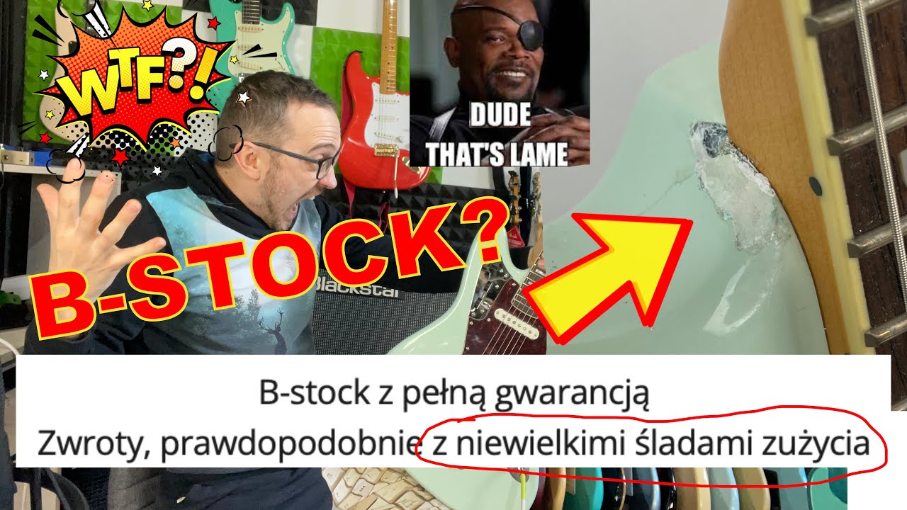 B-Stock - sprzęty ze zwrotu, z wadami? Czy warto kupować takie gitary? Przykłady!