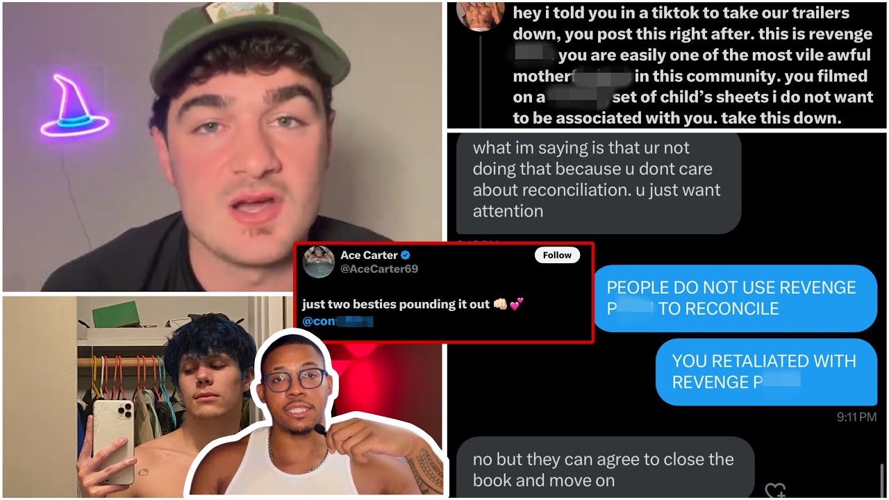 Ace Carter Releases Revenge Videos of  Another Performer (Connor.Payton)