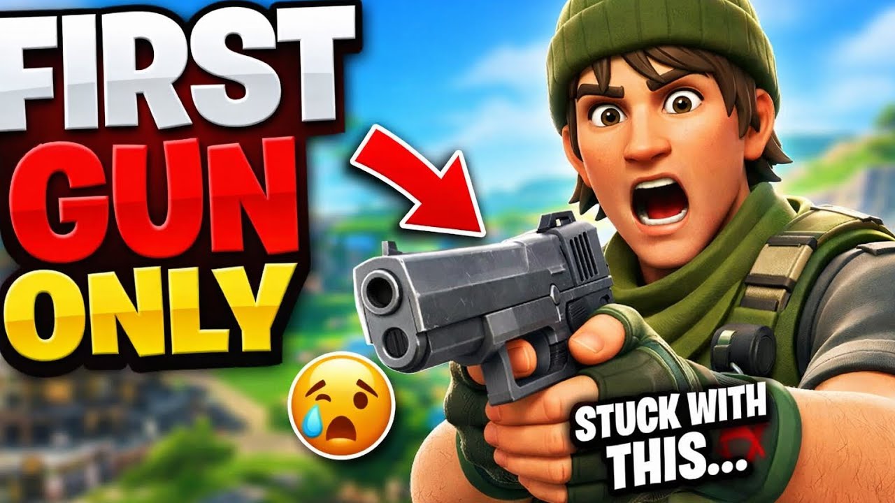 I Can Only Use The First Gun I Pick Up In Fortnite 😱
