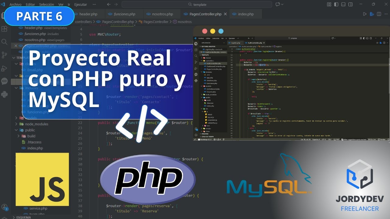 Proyecto PHP CRUD + MySQL | Restaurante #6 - Registrando usuarios