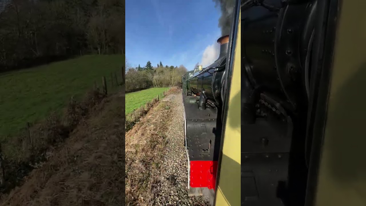 5 minutes of pure steam! 7802 climbs Eardington Bank