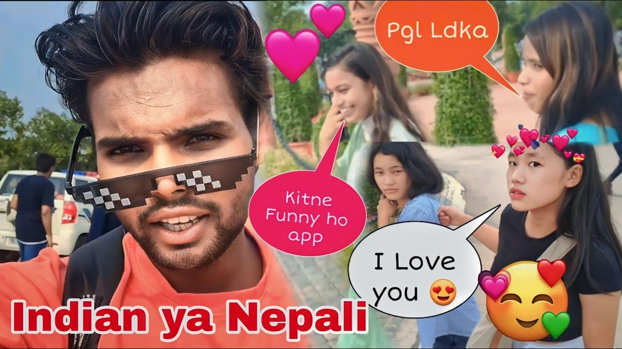 Indian ya Nepali 😁😍💗 | Delhi | India gate |  Cute girls reaction |Akkuuu VLOGGER