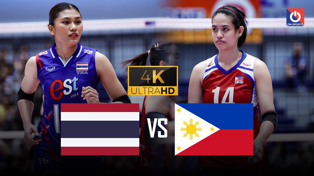 🔥Full 4K | THÁI LAN vs PHILIPPINES | Ajcharaporn thăng hoa, đẳng cấp dàn sao lên tiếng