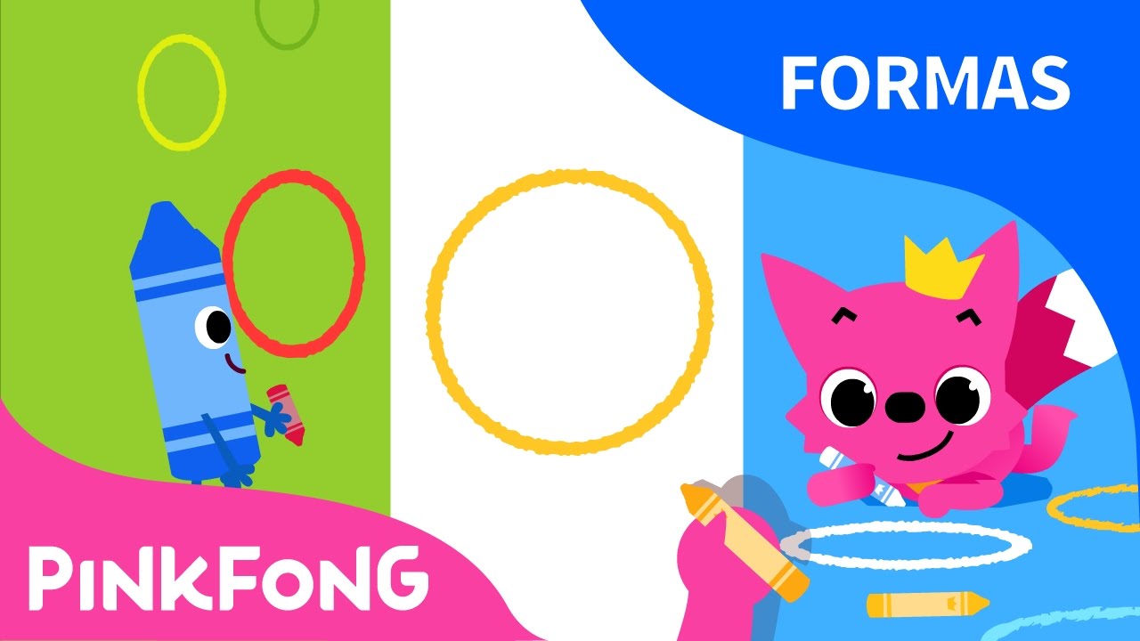 Pinta con C&iacute;rculos | Formas | PINKFONG Canciones Infantiles