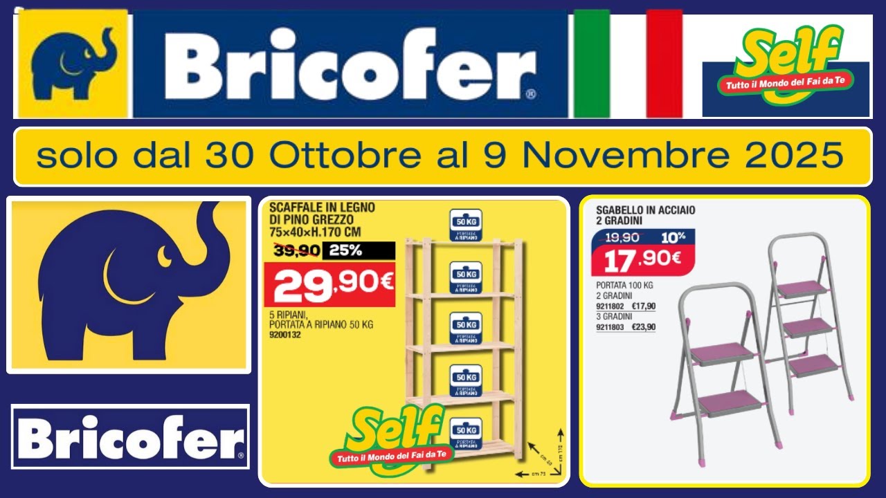 Volantino Bricofer dal 30 Ottobre 