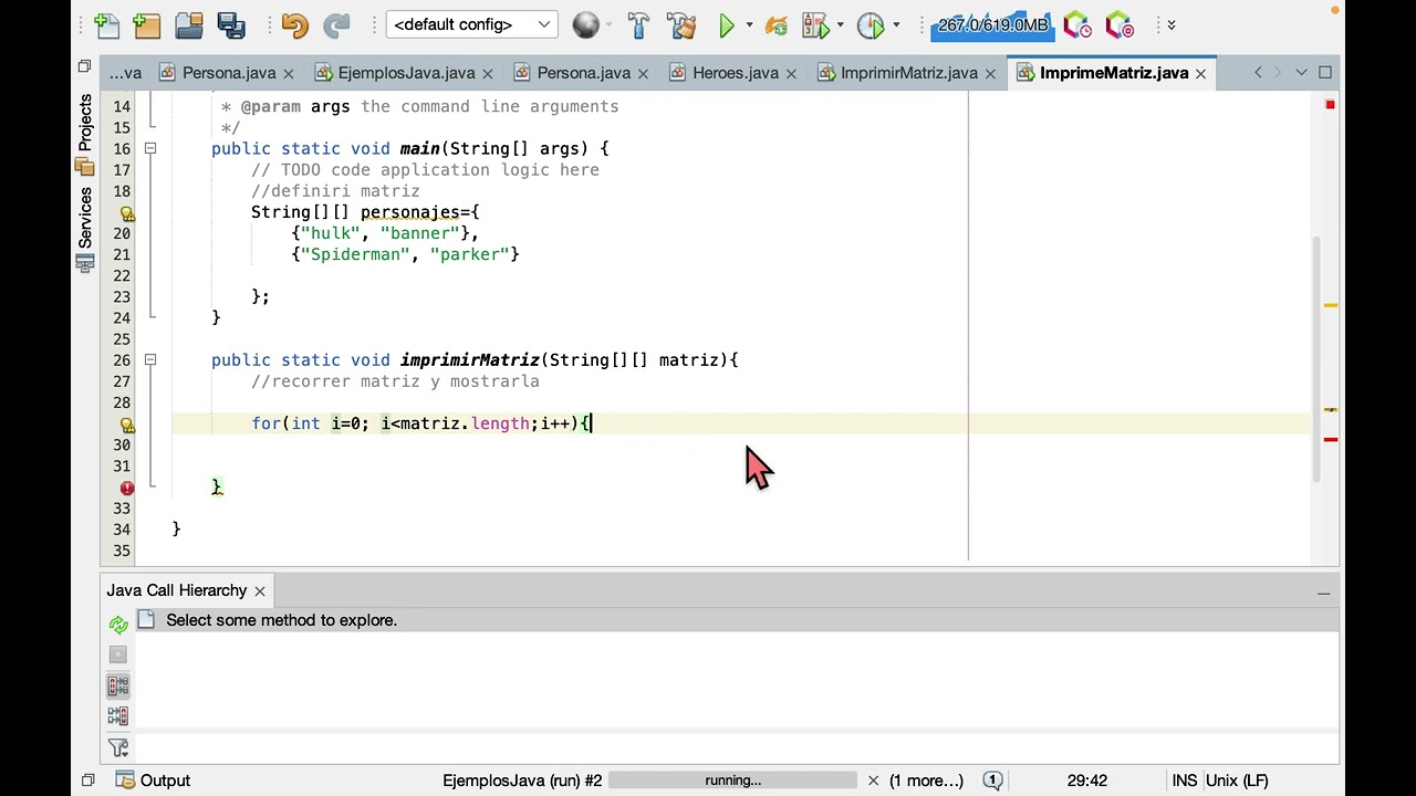 Aprende Matrices  Metodos  en JAVA  APACHE NETBEANS #4