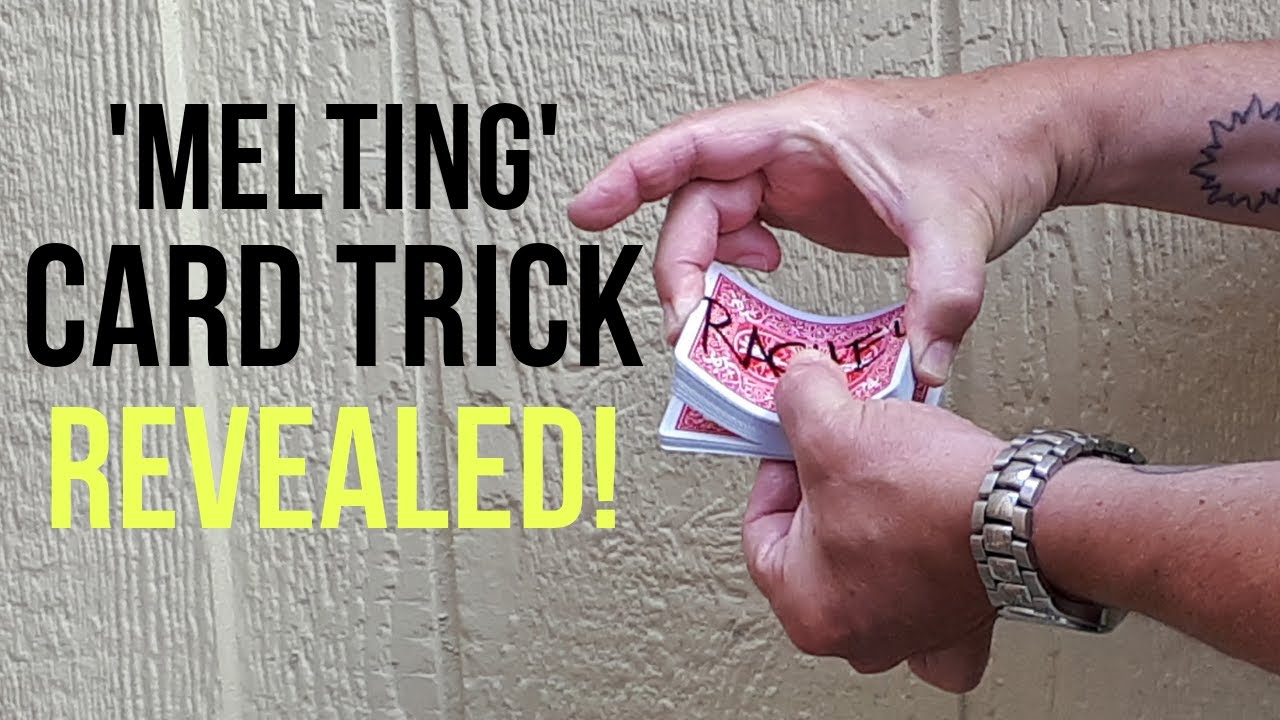 'Melting Card' Magic Trick REVEALED!