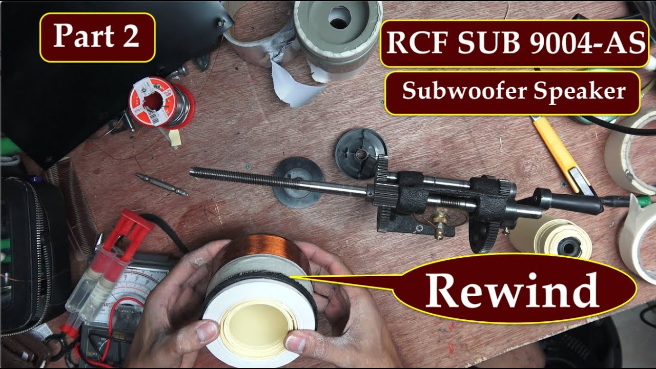 Speaker Rewind RCF 21118164 Sub 9004-AS PART 2