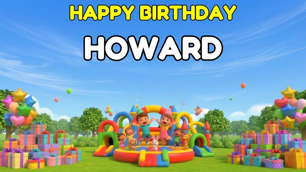 HOWARD Happy Birthday Song - Personalized 3D Birthday Song 👑 | The Hall of Names