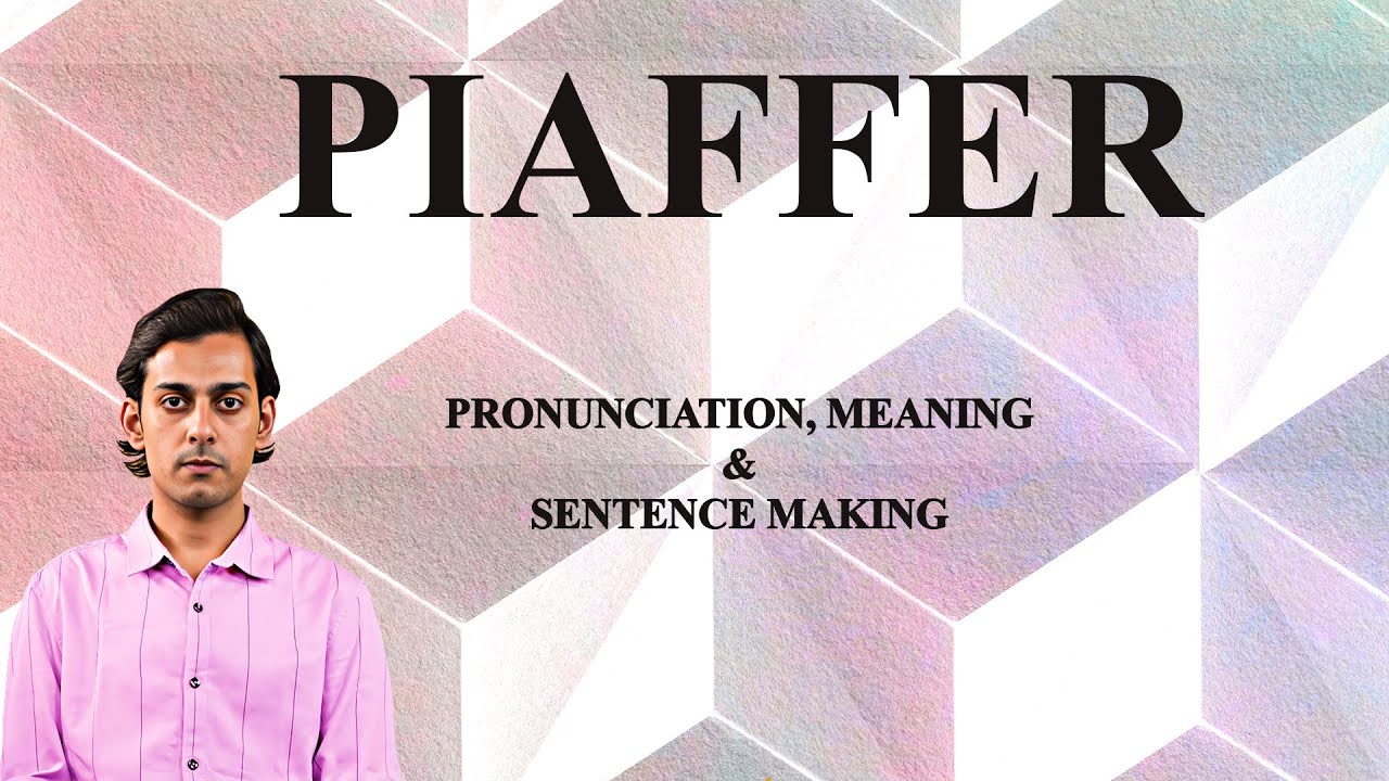 Piaffer - Meaning_&_Pronunciation_Word_World_Audio_Video_Dictionary