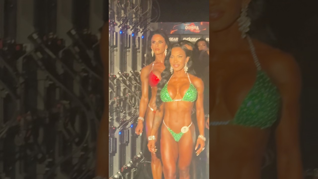 Участницы соревнований по бикини на финале Олимпии #mrolympia2025