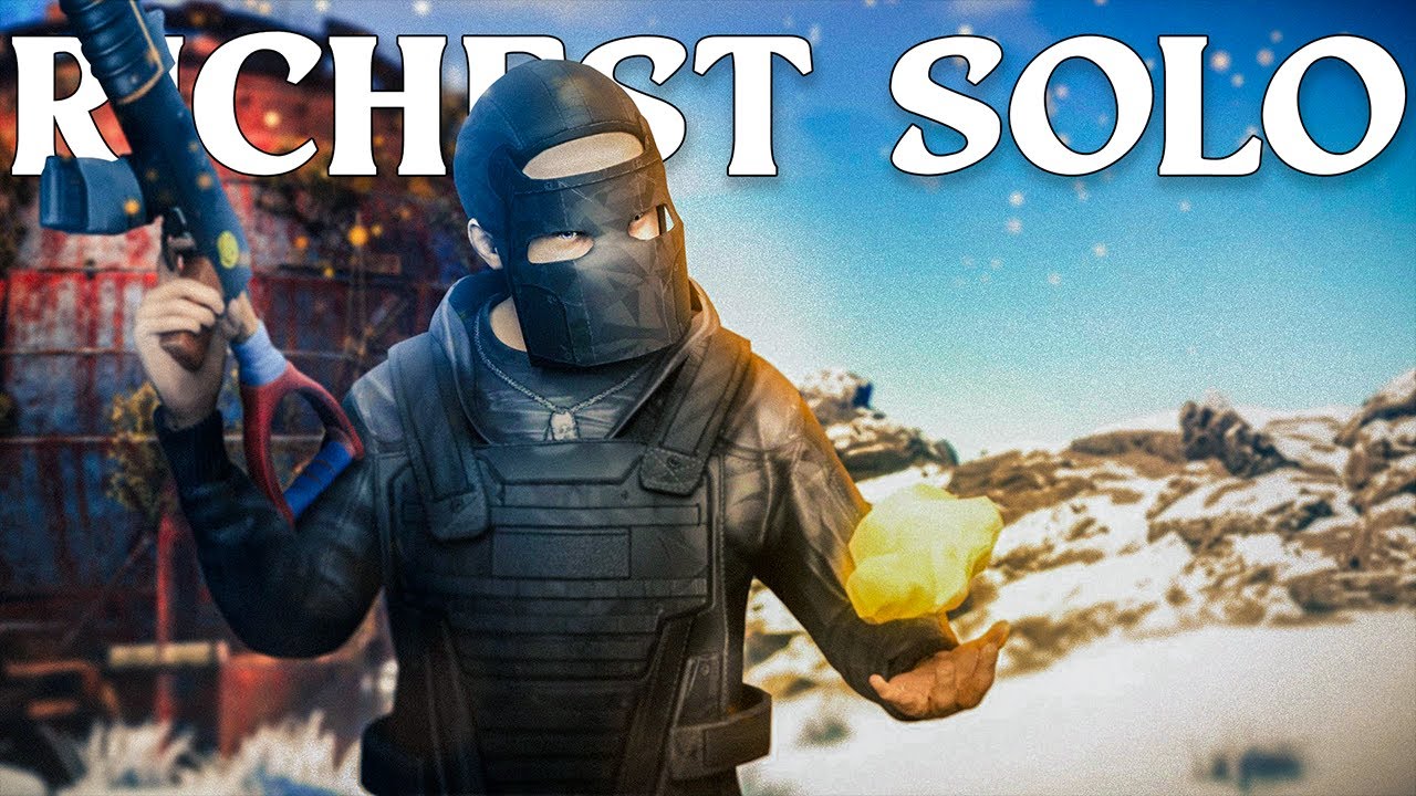 RUST - HOW I BECAME THE RICHEST SOLO PLAYER ON THE SERVER