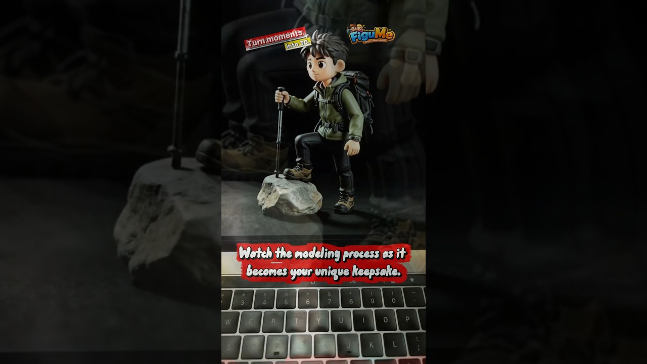 Turn photos into custom 3D figurines. Watch your adventures become unique, personalized keepsakes.