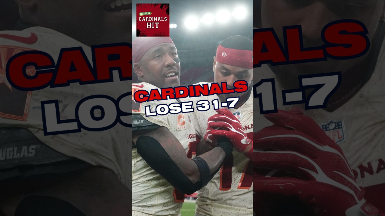 The Arizona Cardinals lose 31-7 to the Seattle Seahawks  #nfl #football #cardinals