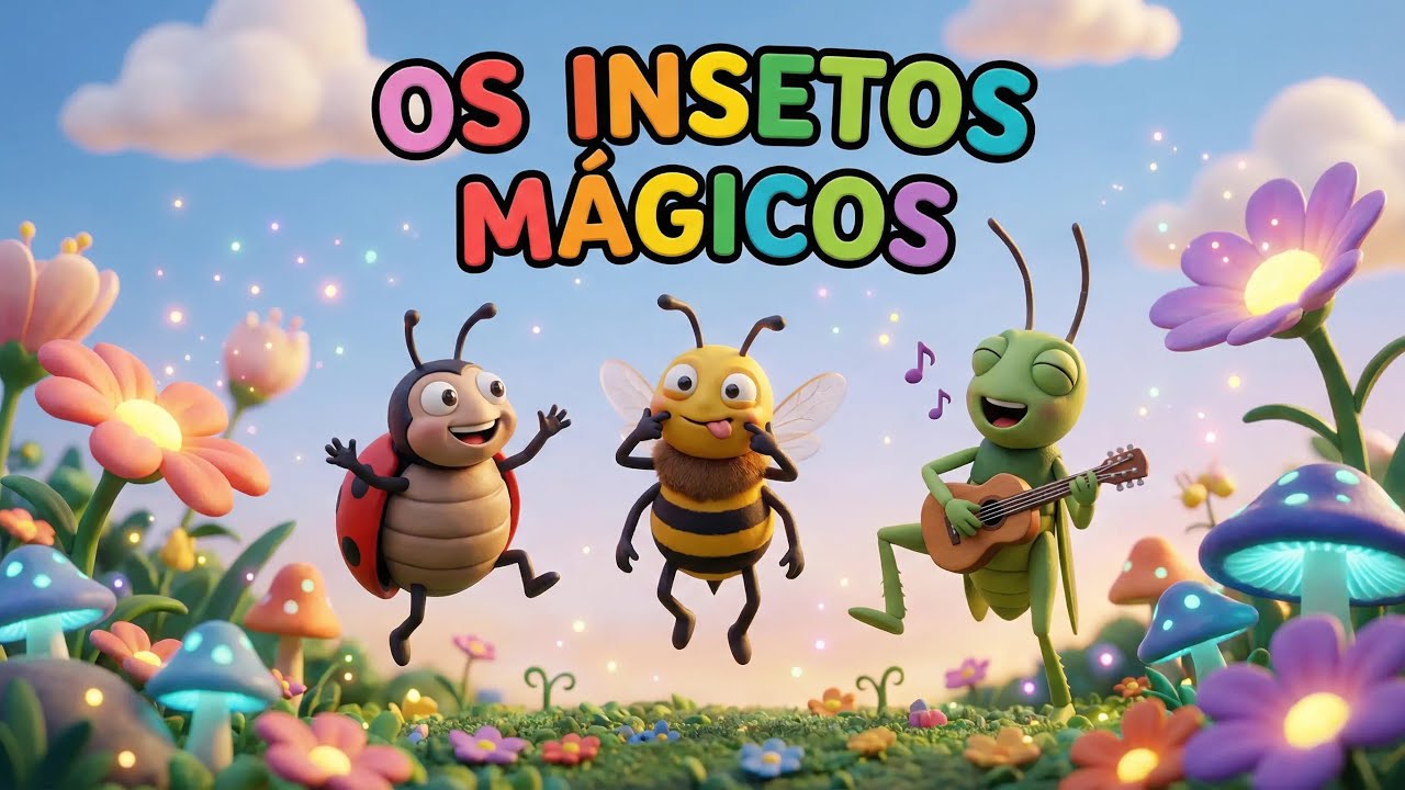 🐞✨ OS INSETOS MÁGICOS 🐝🎵🎶| Brincando, Cantando e Vivendo Aventuras Divertidas! 🌈🦋