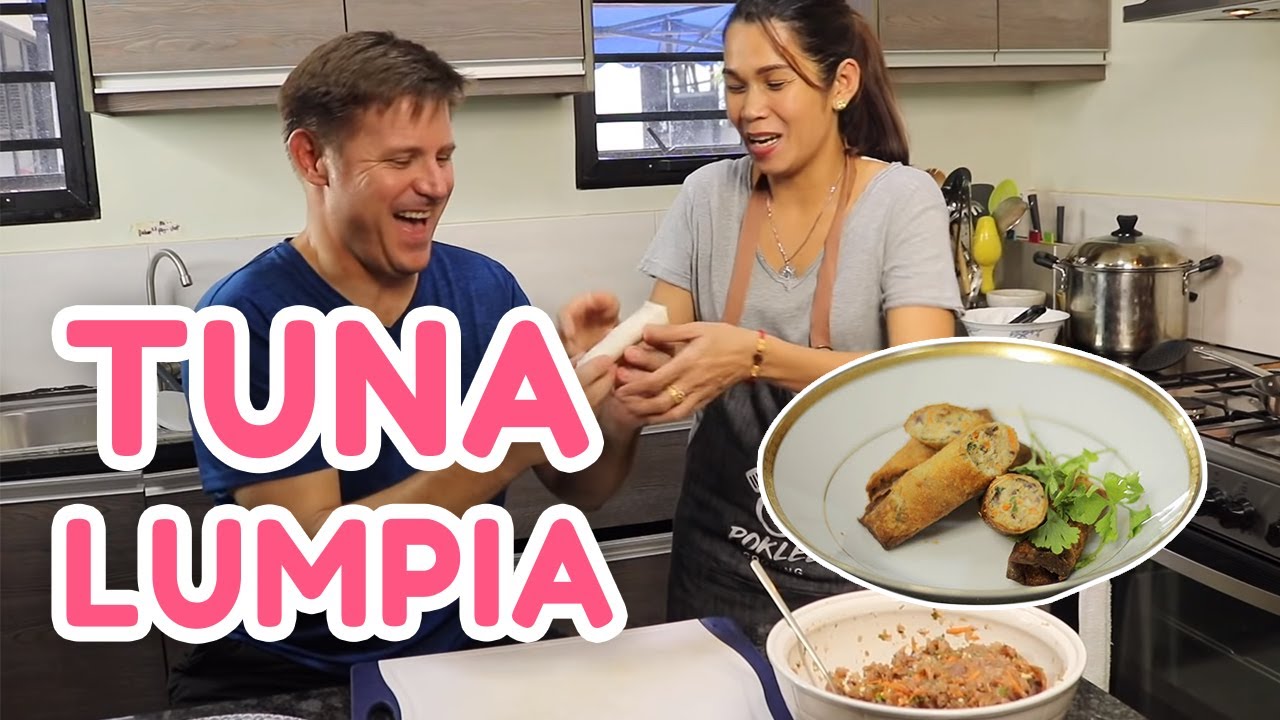 TUNA LUMPIA (SPRING ROLLS) | PokLee Cooking