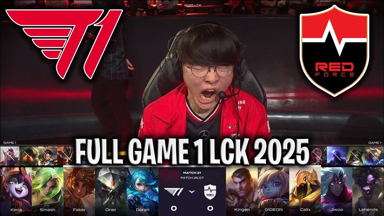 FAKER THE KING IS BACK? - T1 vs NS GAME 1 LCK SPRING 2025 W3D1 | T1 vs NONGHSIM G1 LCK 2025