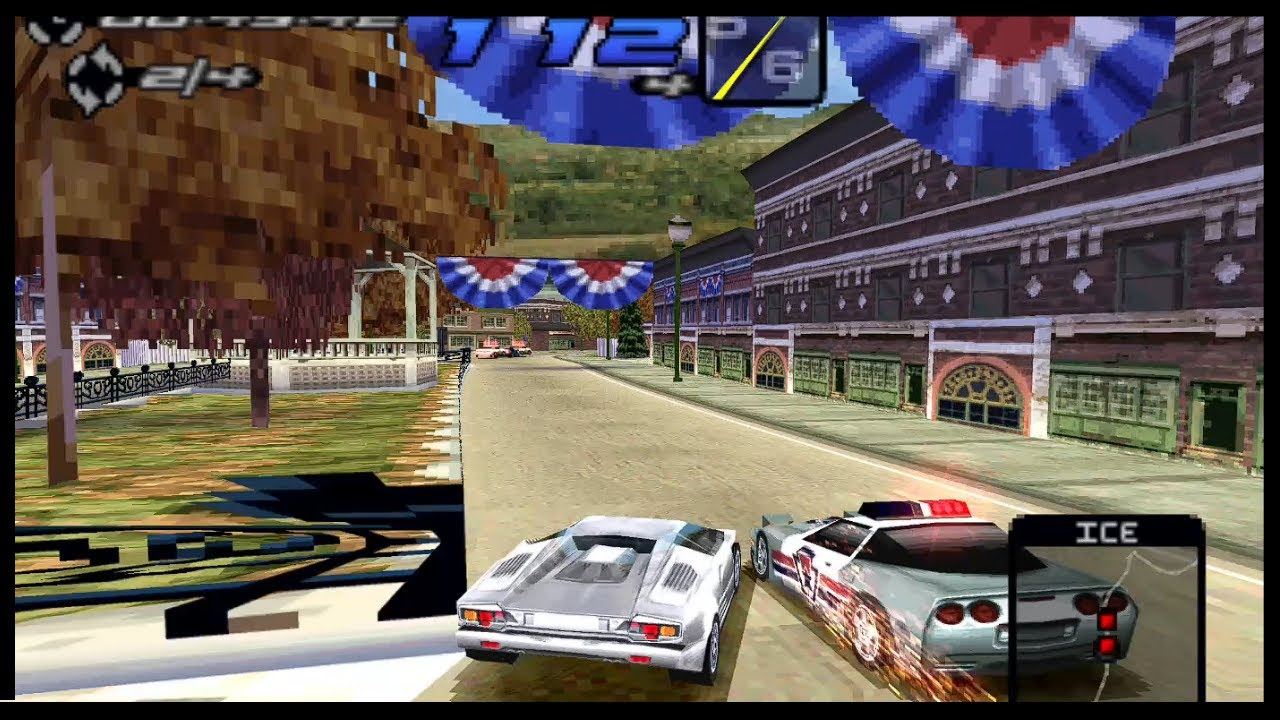 Need For Speed III: Hot Pursuit PS1 - With Perspective Correction (PGXP)