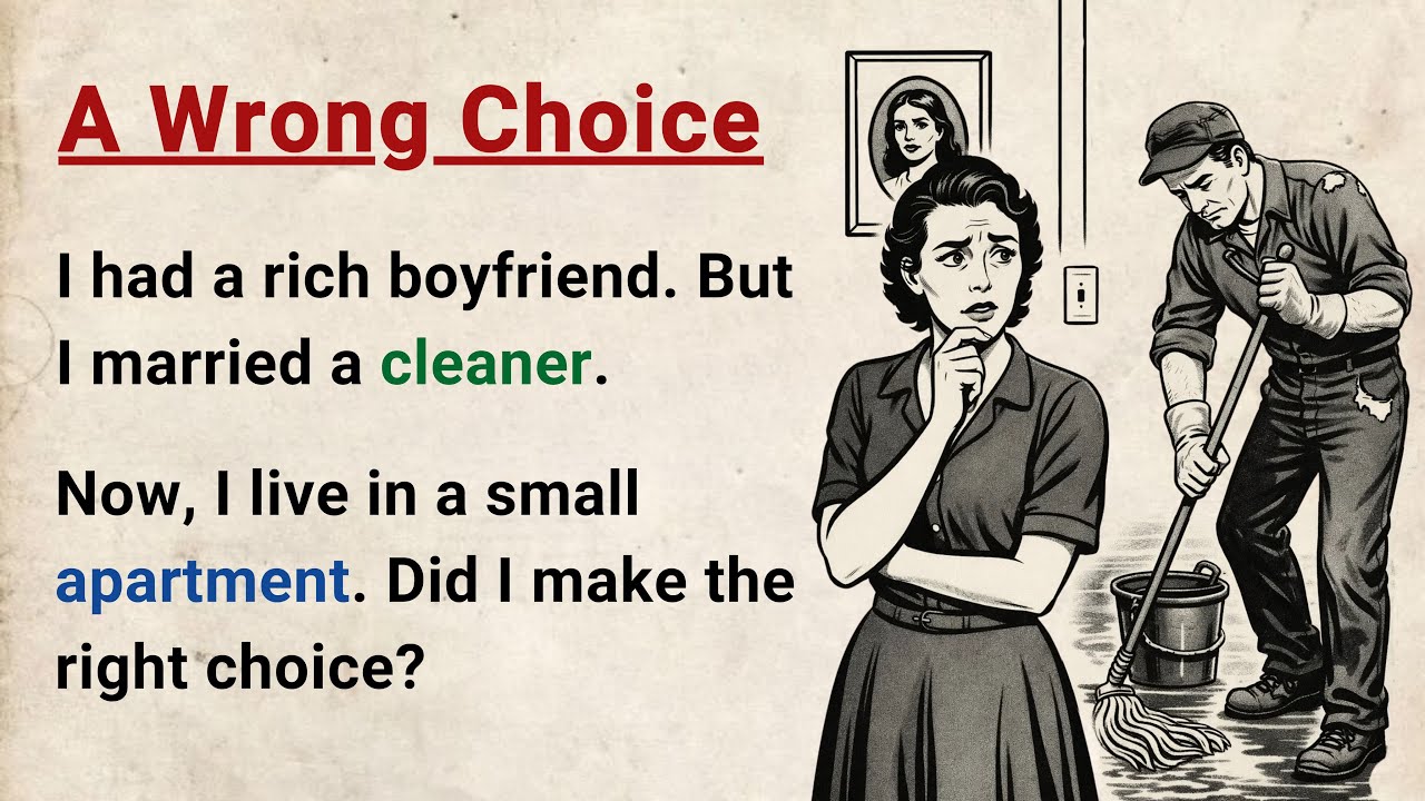 Learn English through Stories Level 3 ⭐ A Wrong Choice - Emotional English Story for Listening