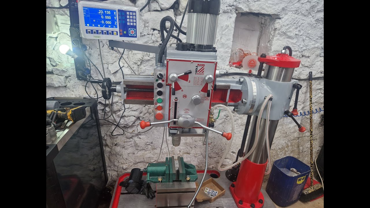 Taladro De Columna RADIAL -  HOLZMANN    Z3032X7P - Un Complemento ideal para tu taller -Parte 1