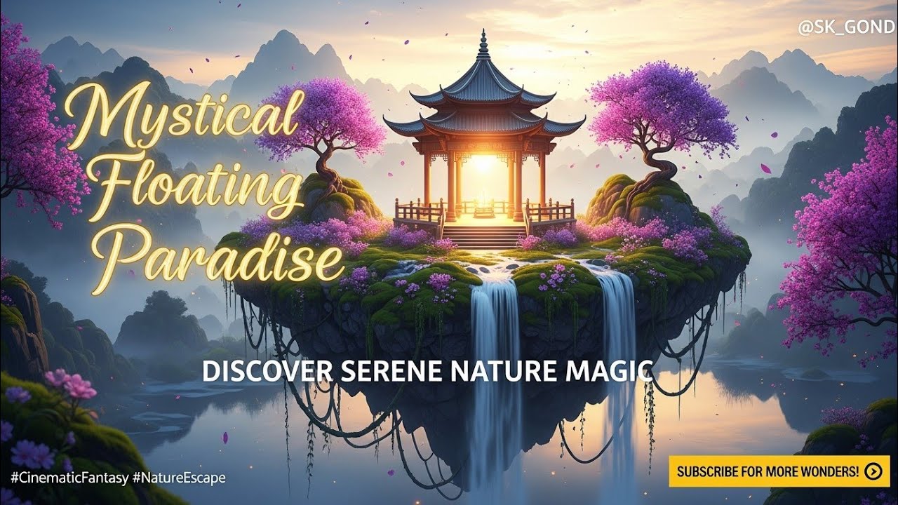 Nature&rsquo;s Timeless Beauty: Mystical Island in Golden Light 🌅