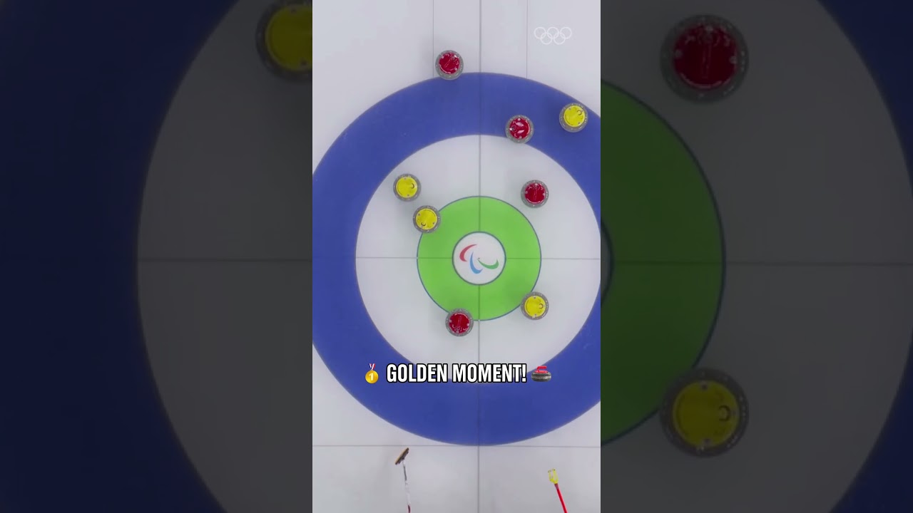 Golden curling at Winter Paralympic Games! 🤩🥇