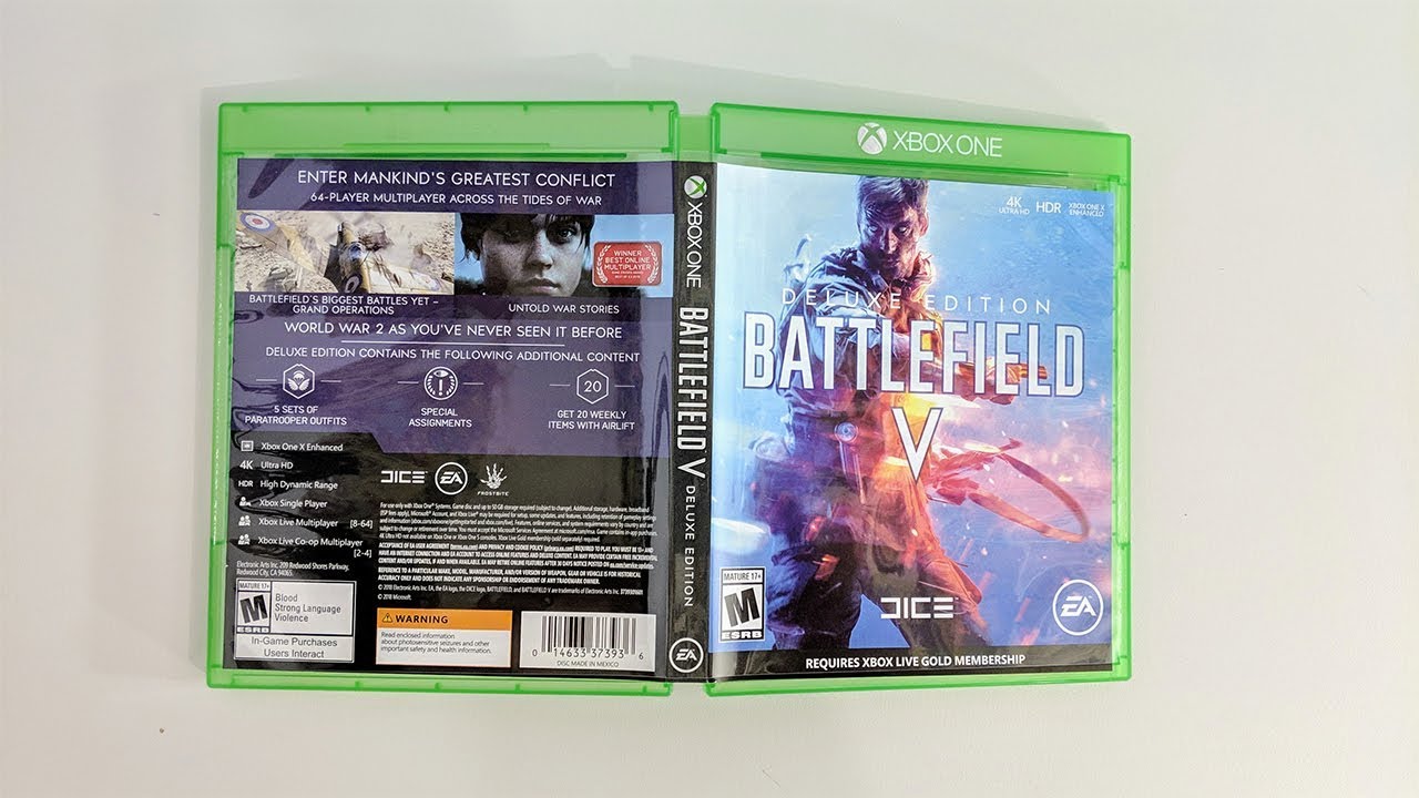 Battlefield V Deluxe Edition Unboxing - DLC GIVEAWAY
