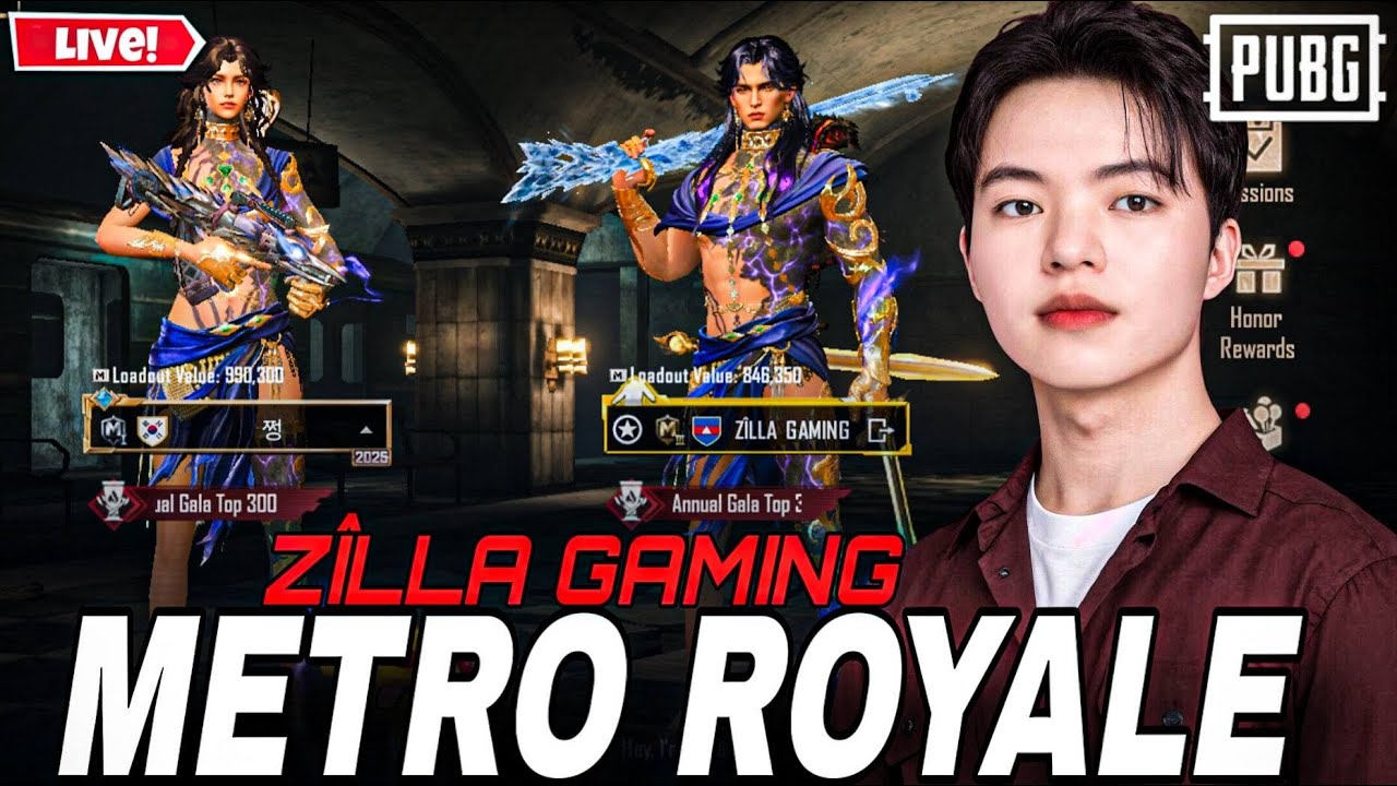 🔥ZÎLLA METRO ROYALE CHALLENGING 70 TREASURE | PUBG MOBILE LIVE NOW🔴
