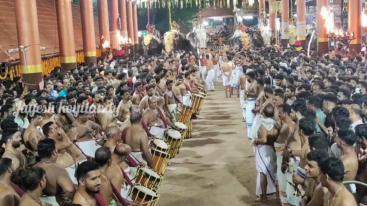 രണ്ട് പന്തിമേളം.ശ്രീ പിഷാരികാവ് കാളിയാട്ടം മഹോത്സവം 2023 #pisharikavu #koyilandy #melam #chendamelam