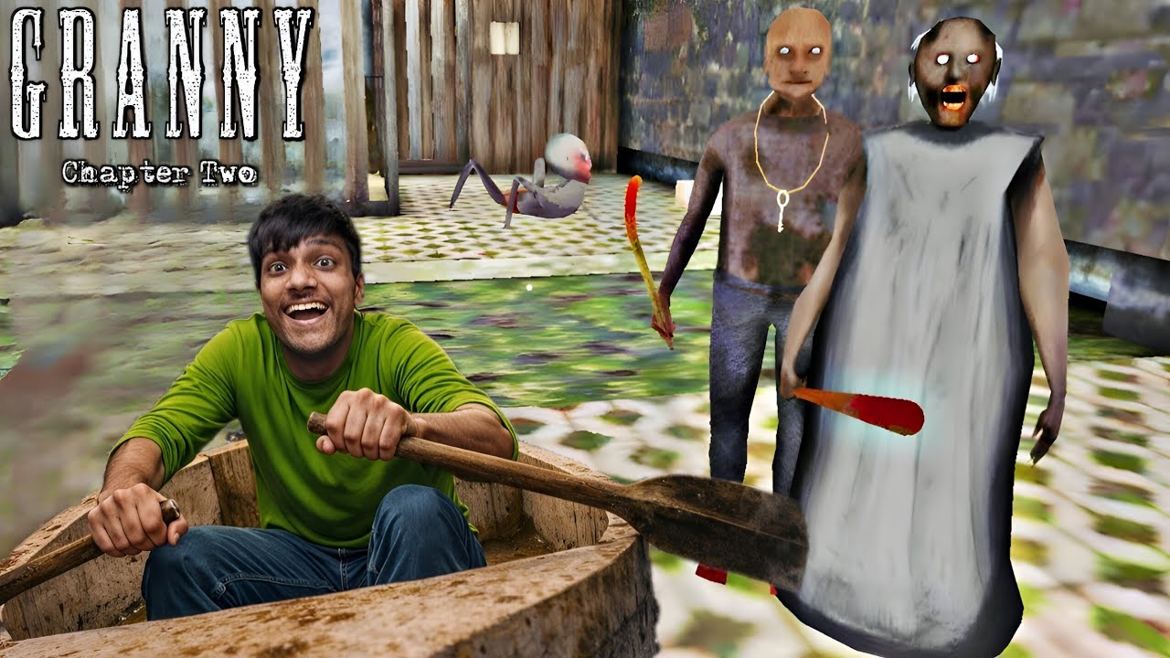 Boat Escape from Granny 😨 | Granny Chapter Two | Horror Hindi Gameplay