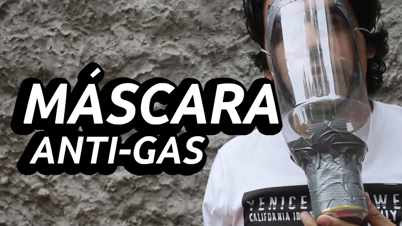 Máscara Anti Gás Casera