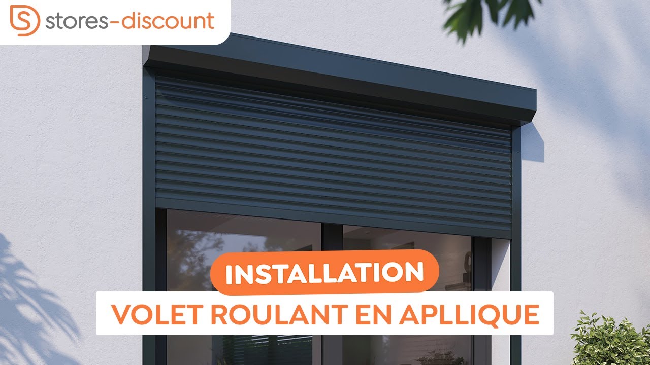 Comment poser un volet roulant rénovation en applique contre une façade ?