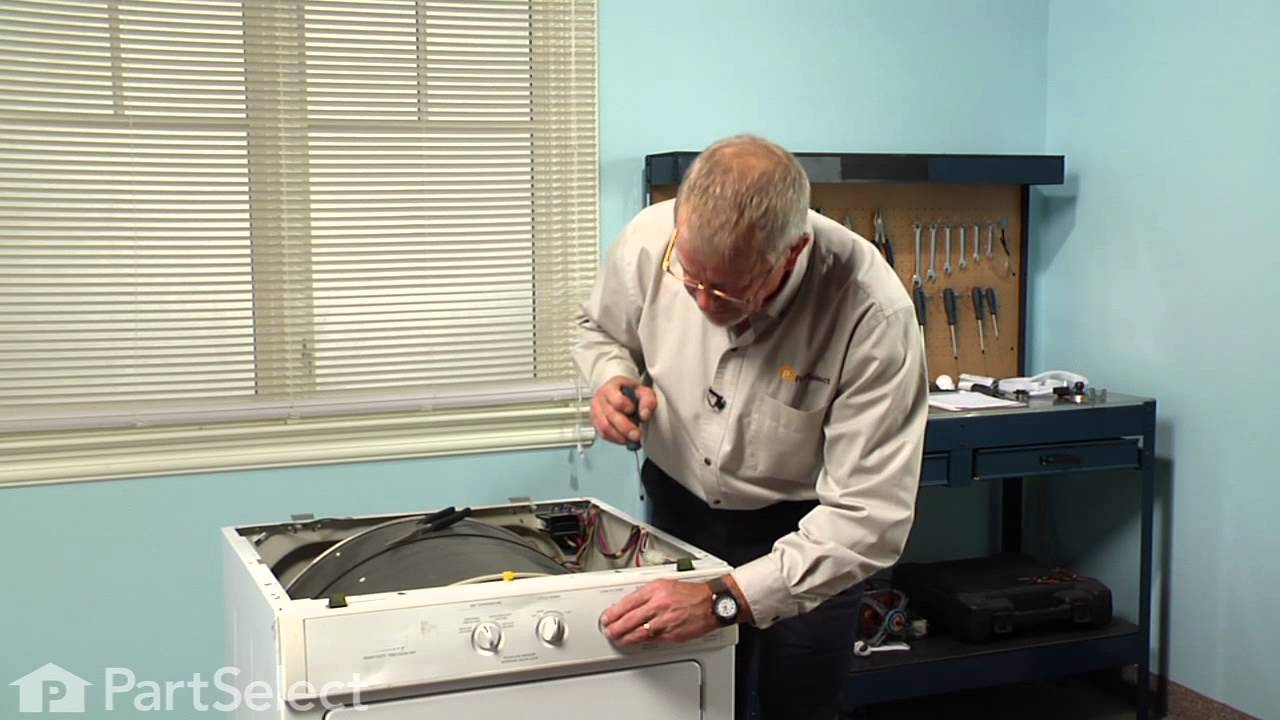 Dryer Repair- Replacing the Turn-Start Switch (FrigidairePart # 134398300)