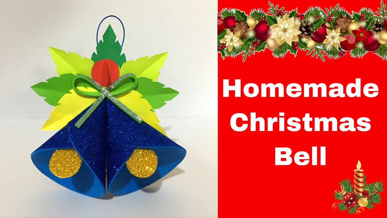 How to make Christmas Bell | Handmade Christmas Bells | DIY Christmas Crafts