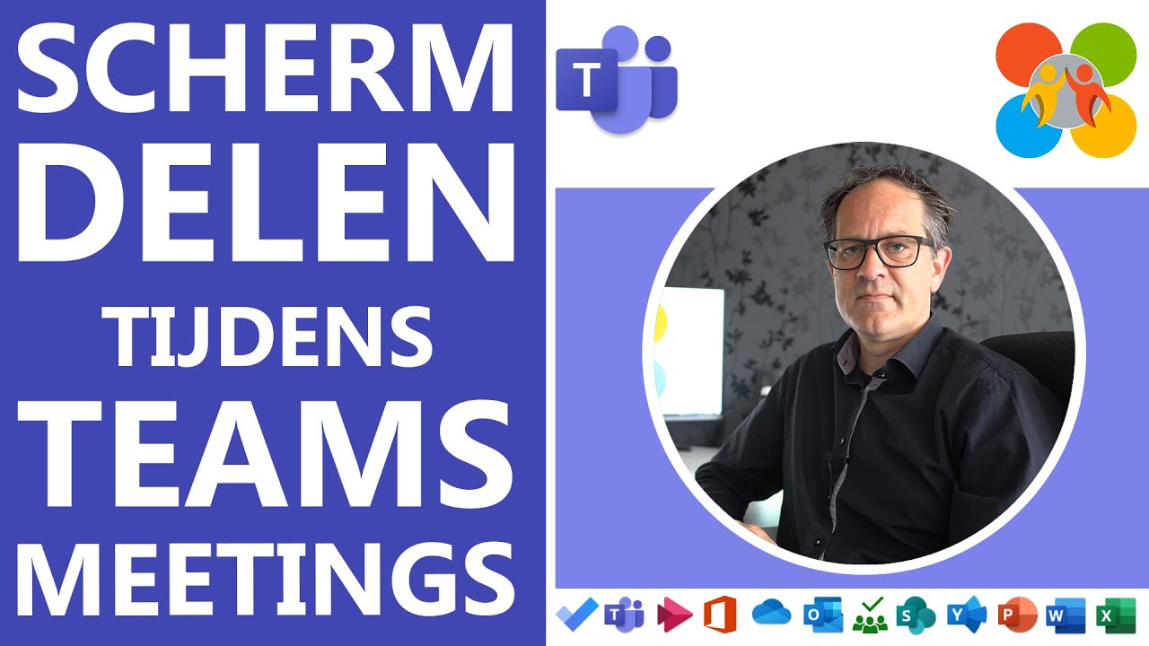 Scherm delen en overzicht houden tijdens een Teams vergadering (incl gebruik 2e scherm en mobiel)