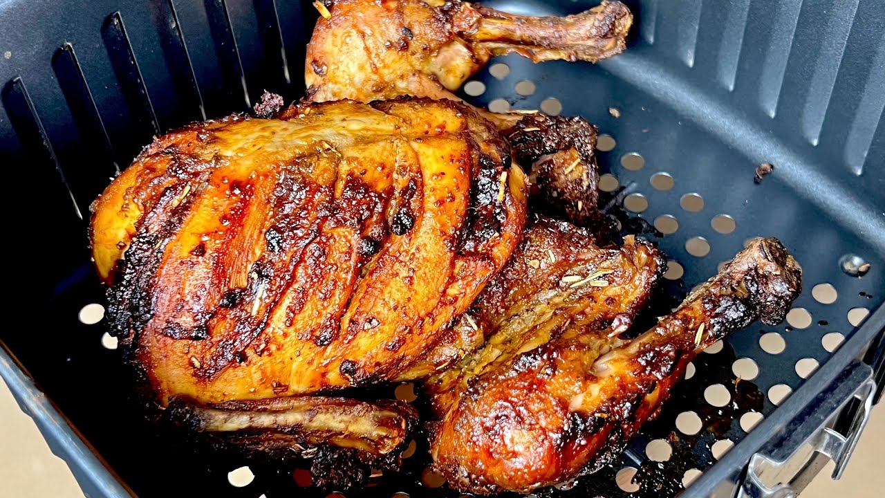 ഫുൾ ചിക്കൻ Air Fryer ഉപയോഗിച്ച് Perfect ആയി ഉണ്ടാക്കാം || Air Fryer Whole Chicken Recipe