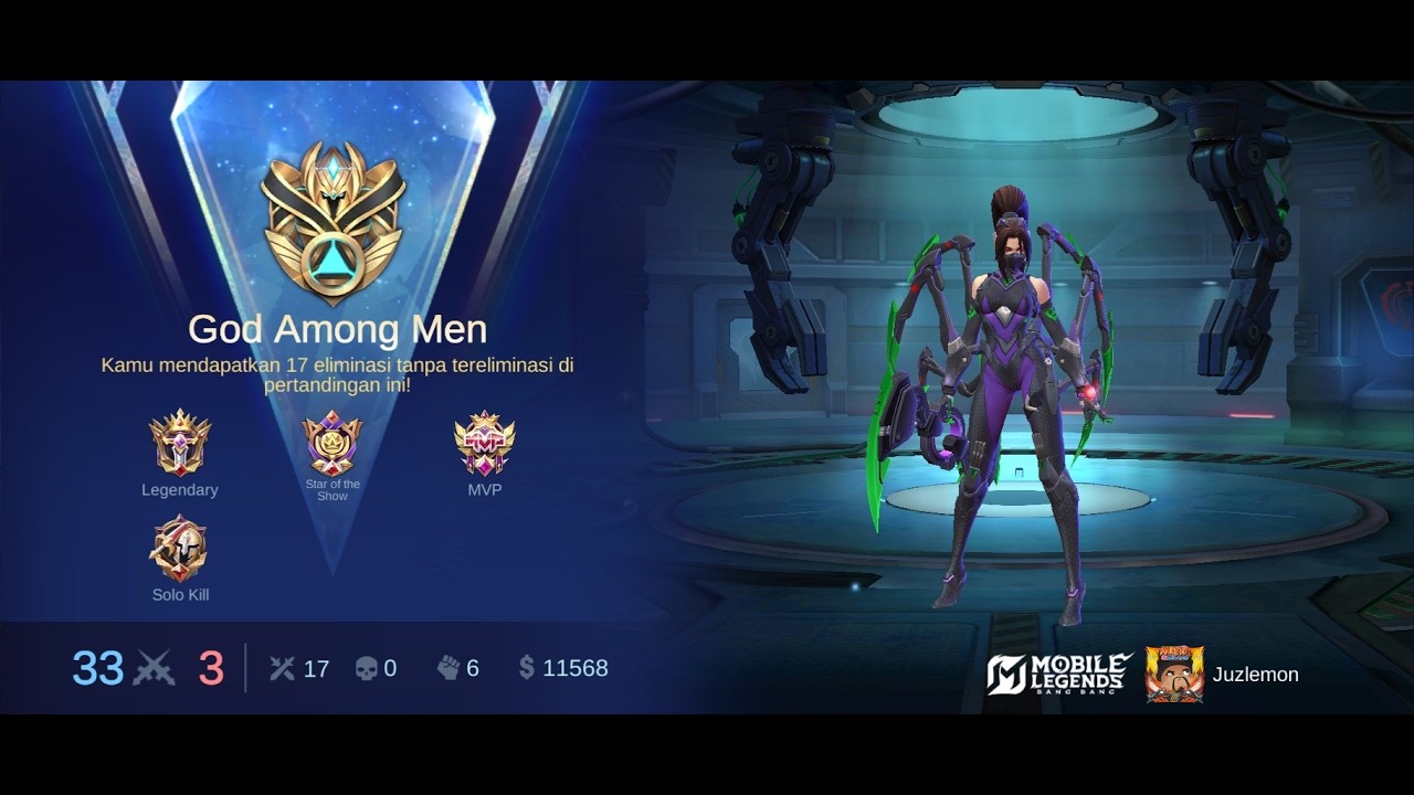 Match 2 Hanabi Push Rank MLBB season 40, Kemenangan yang sangat indah 🤩🤩
