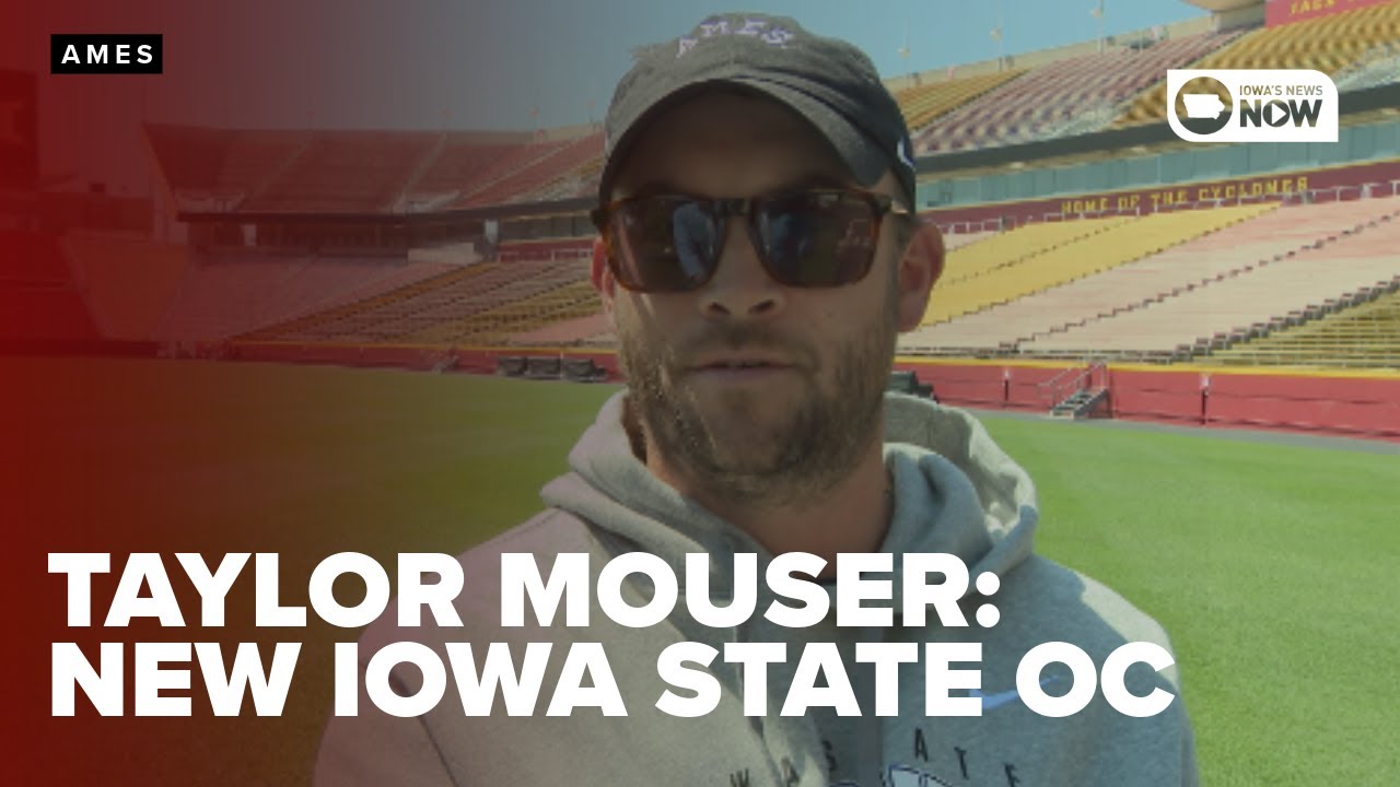 Iowa State's new offensive coordinator Taylor Mouser has been a Cyclone for almost a decade