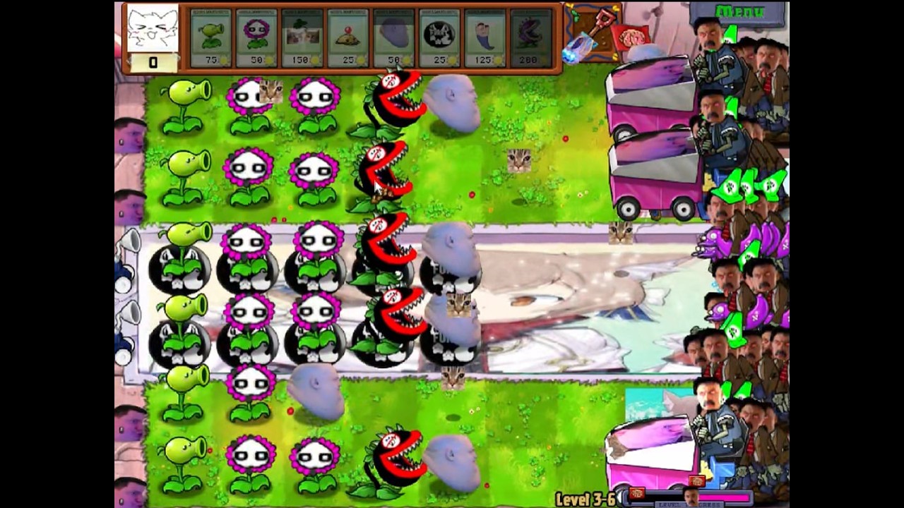 MELLSTROY И БАТЁК ОФИШАЛ МОД НА PVZ | HARDMODE | Gameplay