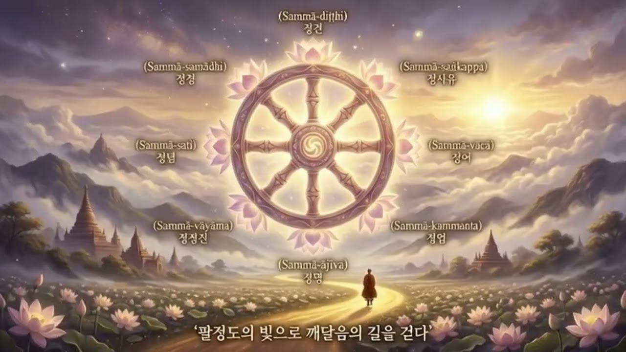 팔(8)정도의 길 – 깨달음으로 가는 음악 Eightfold Path | Meditation Music for Enlightenment#eightfold #마음의울림#8정도#깨달음