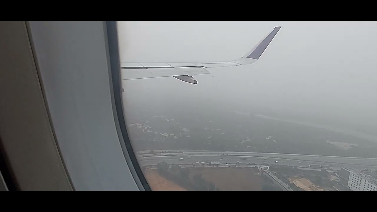 #airplaneview #landingvideo #aviation #windowseat #travelvlog #planeview #airportlanding