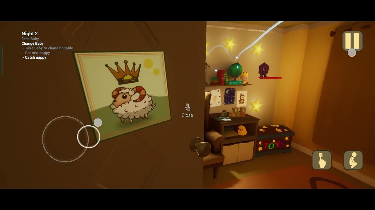 Baby in yellow 💛 horror game #scary 😭