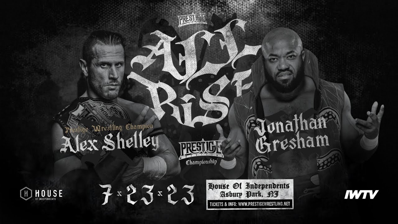 ПОЛНЫЙ МАТЧ: Алекс Шелли против Джонатана Грешема (Prestige Wrestling Championship - All Rise)