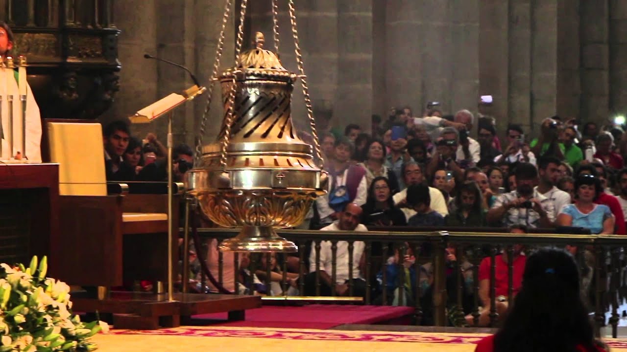 Botafumeiro - Santiago de Compostela - Misa del Peregrino - 10/08/2014