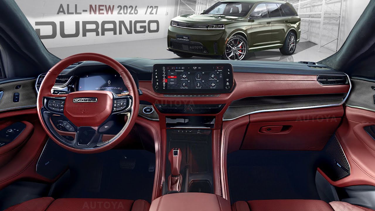 2027 Dodge Durango RT - NEXT GENERATION: Interior Preview