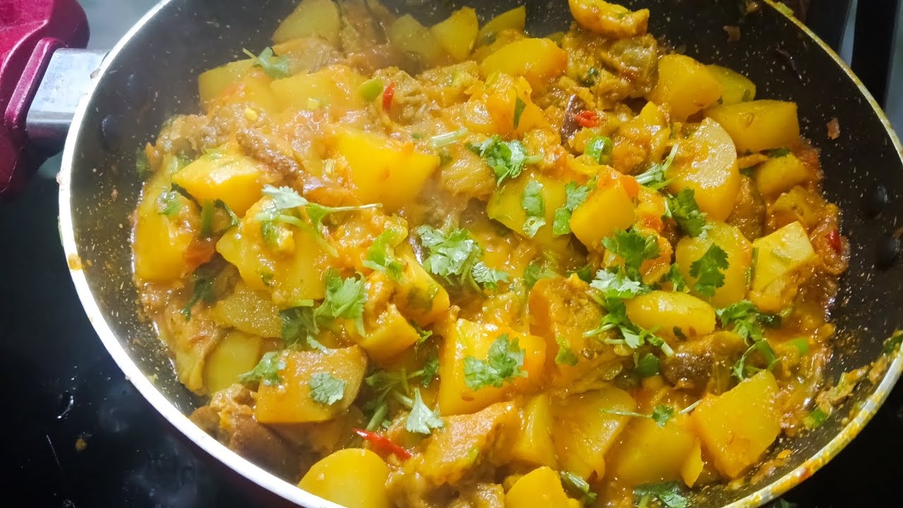 Chatpate mazedaar Baingan Aloo with Mumma's kitchen #food###