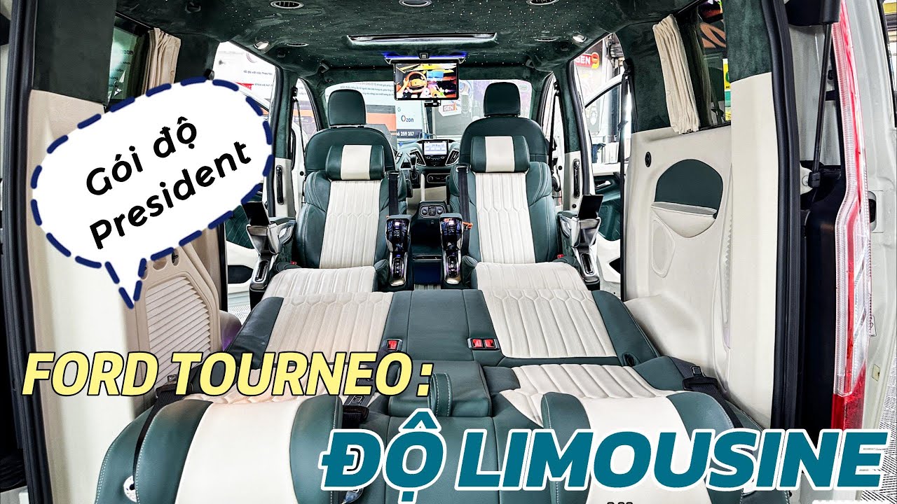 Ford Tourneo Lột Xác Ngoạn Mục Với Gói Độ Nội Thất Limousine Dưới Bàn Tay NICECAR