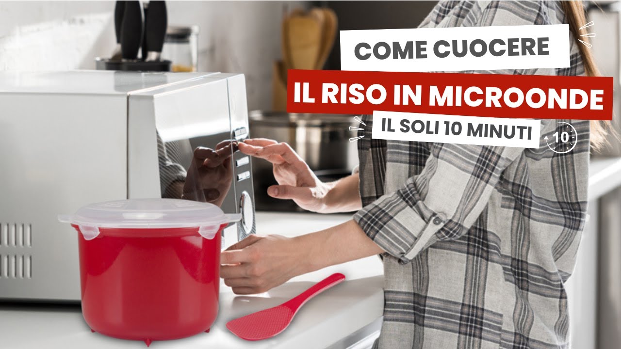 Come cuocere il riso in microonde in soli 10 minuti