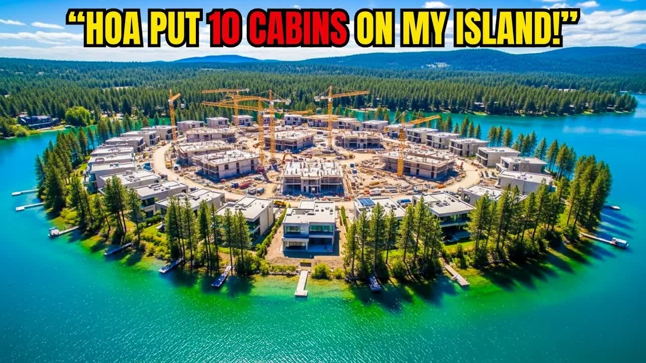 HOA Karen Put 10 Cabins on My Island — She Collapsed When the Deed Proved It’s All Mine