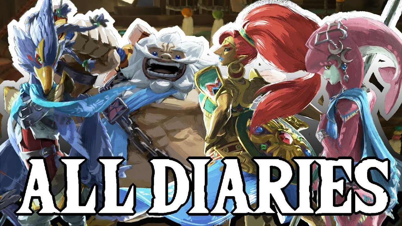 All Champion Diaries | (no voiceover) | Zelda BOTW - Champions’ Ballad